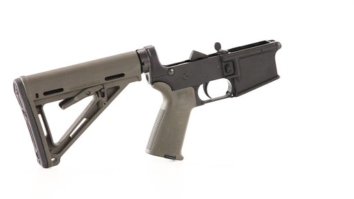 Anderson Complete Assembled Lower Multi-Cal Magpul Stock and Grip Olive Drab - image 3 from the video