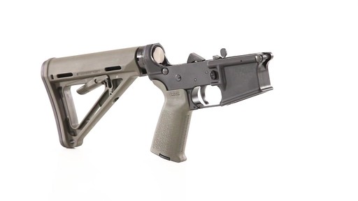 Anderson Complete Assembled Lower Multi-Cal Magpul Stock and Grip Olive Drab - image 4 from the video
