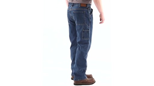 Guide Gear Men's Flannel-Lined Carpenter Jeans 360 View - image 3 from the video