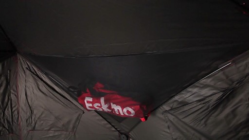 Eskimo FatFish 6120 Six-Sided Ice Fishing Shelter - image 4 from the video