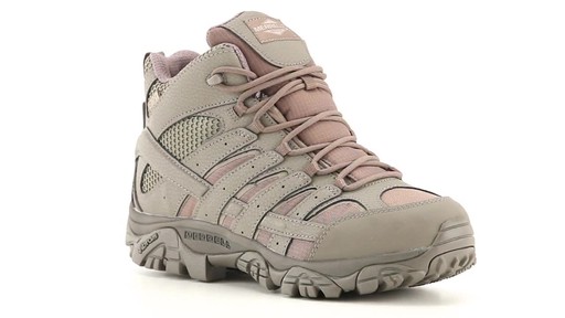 Merrell Moab 2 Men's Mid Waterproof Tactical Boots 360 View - image 1 from the video