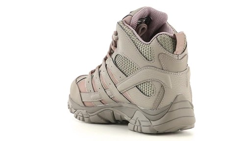 Merrell Moab 2 Men's Mid Waterproof Tactical Boots 360 View - image 7 from the video