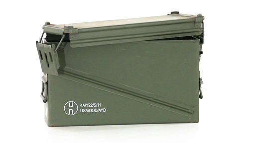 U.S. Military Surplus 40mm Ammo Can Used 360 View - image 1 from the video
