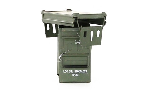 U.S. Military Surplus 40mm Ammo Can Used 360 View - image 4 from the video