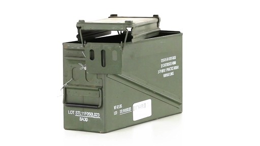 U.S. Military Surplus 40mm Ammo Can Used 360 View - image 5 from the video