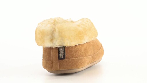 Guide Gear Women's Wool Roll Bootie Slippers 360 View - image 2 from the video