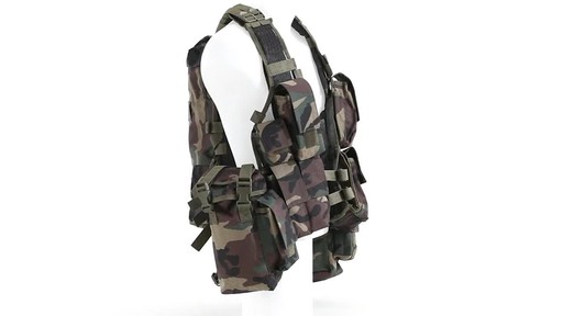 Mil-Tec Military-Style 12-Pocket Vest 360 View - image 3 from the video