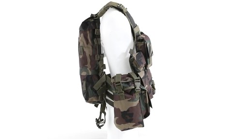 Mil-Tec Military-Style 12-Pocket Vest 360 View - image 4 from the video