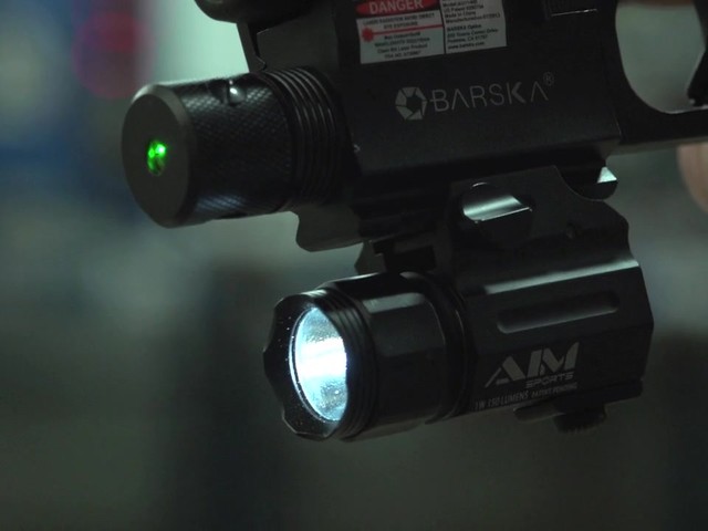Barska GLX Compact 5mW Green Laser Sight with Rail - image 8 from the video