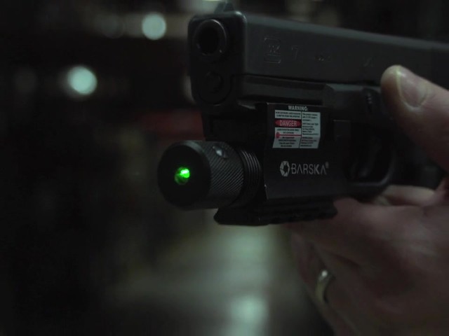 Barska GLX Compact 5mW Green Laser Sight with Rail - image 9 from the video
