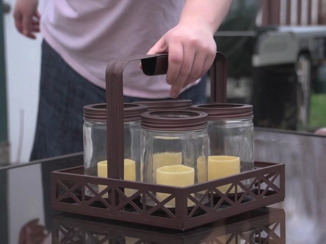 CASTLECREEK® 5-Pc. Mason Jar Solar Light Set - image 10 from the video