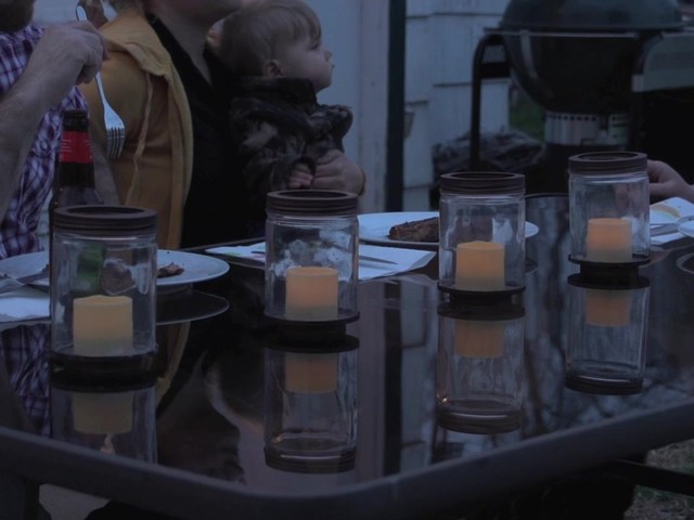 CASTLECREEK® 5-Pc. Mason Jar Solar Light Set - image 2 from the video