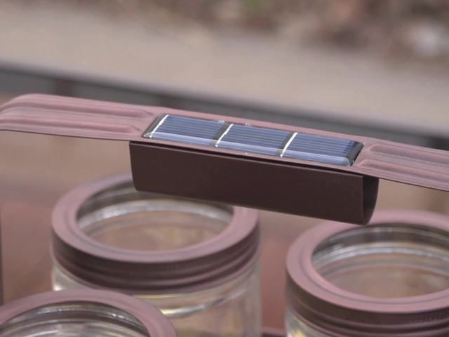 CASTLECREEK® 5-Pc. Mason Jar Solar Light Set - image 4 from the video