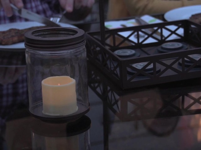 CASTLECREEK® 5-Pc. Mason Jar Solar Light Set - image 6 from the video