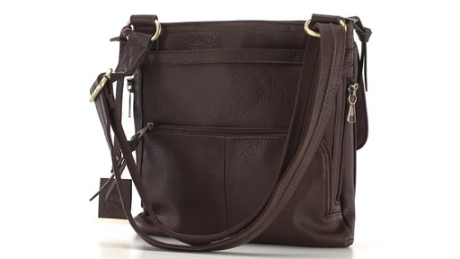 Bulldog Cross Body Concealed Carry Purse with Holster Medium 360 View - image 1 from the video