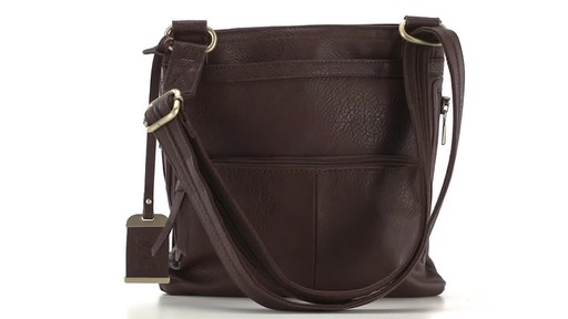 Bulldog Cross Body Concealed Carry Purse with Holster Medium 360 View - image 2 from the video