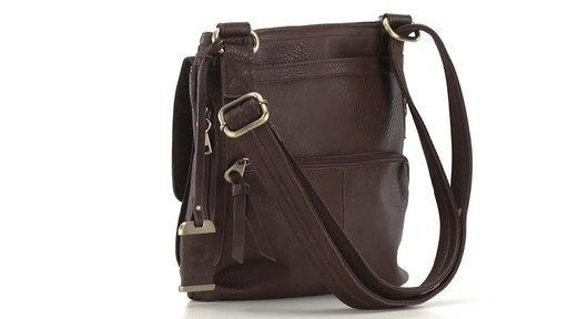 Bulldog Cross Body Concealed Carry Purse with Holster Medium 360 View - image 3 from the video