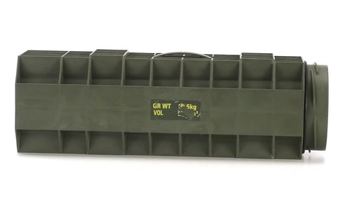 US MIL PLASTIC STORAGE TUBE N 360 View - image 10 from the video