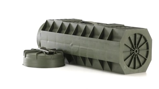 US MIL PLASTIC STORAGE TUBE N 360 View - image 3 from the video