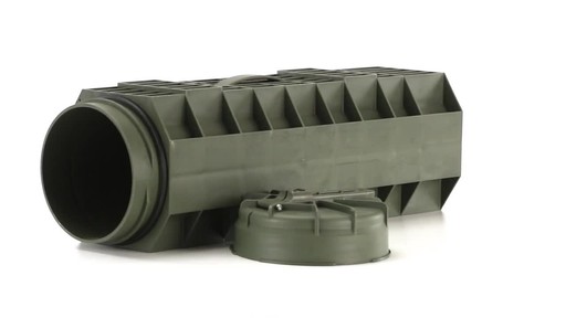 US MIL PLASTIC STORAGE TUBE N 360 View - image 6 from the video