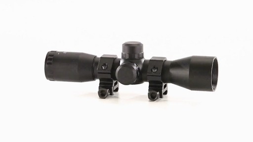 AIM Sports 4x32mm Rangefinding Reticle Rifle Scope 360 View - image 1 from the video