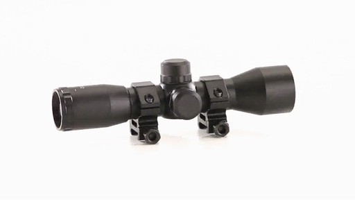 AIM Sports 4x32mm Rangefinding Reticle Rifle Scope 360 View - image 2 from the video