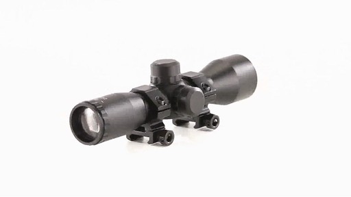 AIM Sports 4x32mm Rangefinding Reticle Rifle Scope 360 View - image 3 from the video