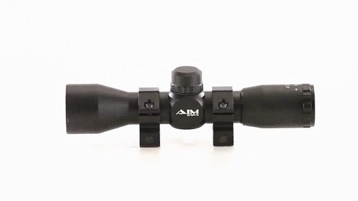 AIM Sports 4x32mm Rangefinding Reticle Rifle Scope 360 View - image 7 from the video