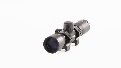 AIM Sports 4x32mm Rangefinding Reticle Rifle Scope 360 View - image 9 from the video
