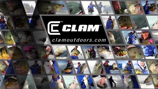Clam Legend XL Thermal Ice Fishing Shelter with Chair - image 1 from the video