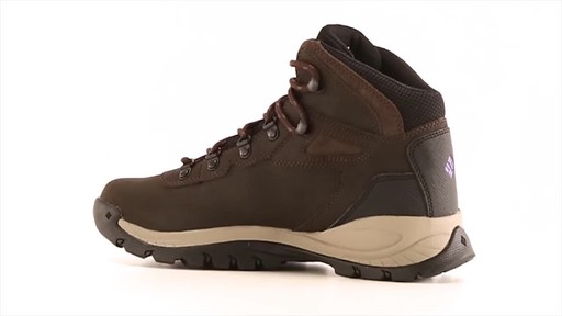Columbia Women's Newton Ridge Plus Waterproof Hiking Boots - image 10 from the video