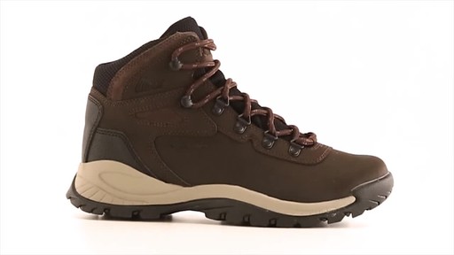Columbia Women's Newton Ridge Plus Waterproof Hiking Boots - image 5 from the video
