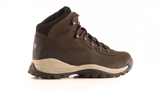 Columbia Women's Newton Ridge Plus Waterproof Hiking Boots - image 6 from the video