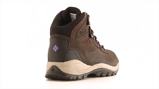 Columbia Women's Newton Ridge Plus Waterproof Hiking Boots - image 7 from the video