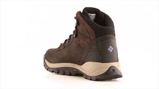Columbia Women's Newton Ridge Plus Waterproof Hiking Boots - image 9 from the video