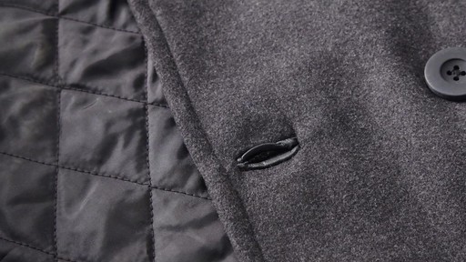 Guide Gear Men's Wool-Blend Pea Coat 360 View - image 10 from the video