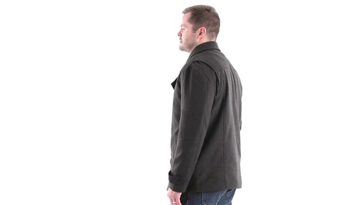 Guide Gear Men's Wool-Blend Pea Coat 360 View - image 5 from the video