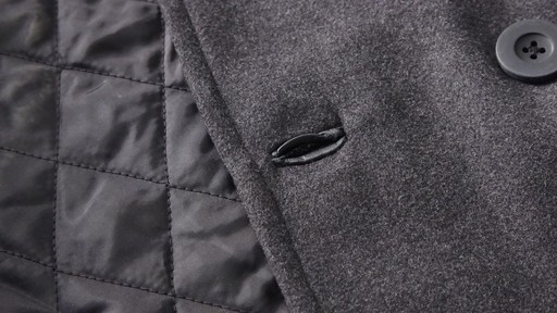 Guide Gear Men's Wool-Blend Pea Coat 360 View - image 8 from the video