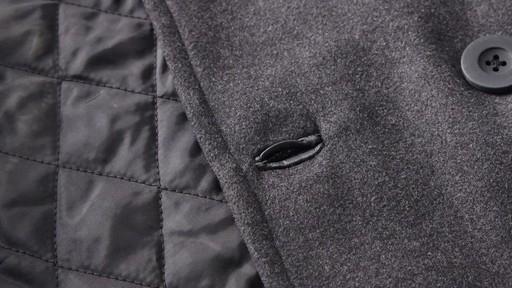 Guide Gear Men's Wool-Blend Pea Coat 360 View - image 9 from the video