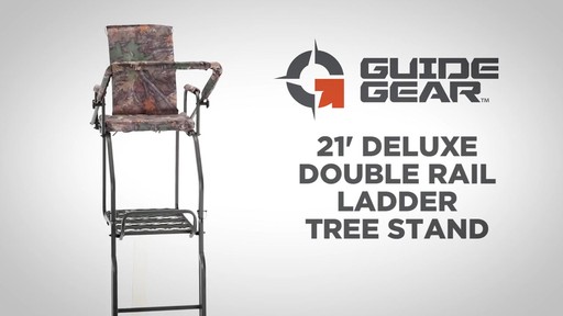 Guide Gear 21' Deluxe Double Rail Ladder Tree Stand - image 1 from the video