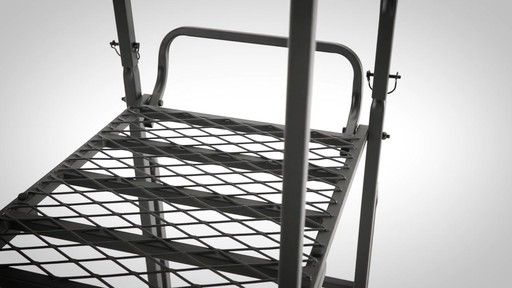 Guide Gear 21' Deluxe Double Rail Ladder Tree Stand - image 3 from the video