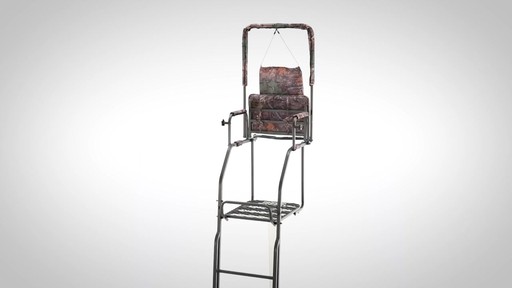 Guide Gear 21' Deluxe Double Rail Ladder Tree Stand - image 8 from the video