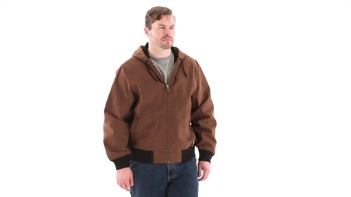 Dickies Men's Duck Thermal Lined Hooded Jacket 360 View - image 1 from the video