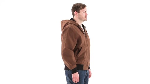 Dickies Men's Duck Thermal Lined Hooded Jacket 360 View - image 2 from the video