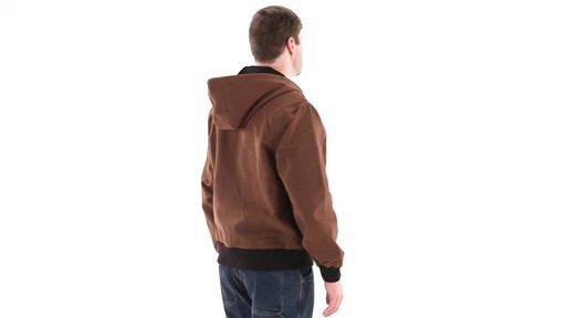 Dickies Men's Duck Thermal Lined Hooded Jacket 360 View - image 3 from the video