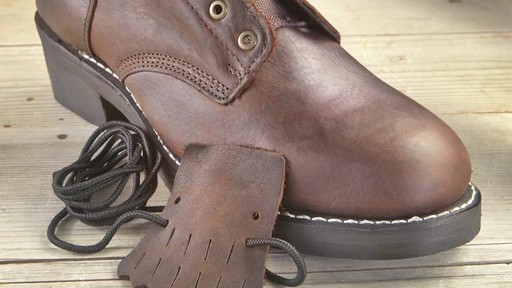 Guide Gear Men's Kiltie Packer Leather Work Boots - image 4 from the video