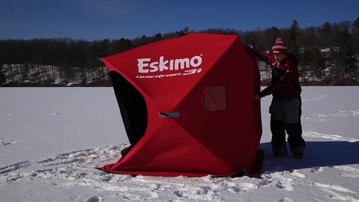 Eskimo? Quickfish? 3 - Angler Insulated Ice Shelter - image 9 from the video