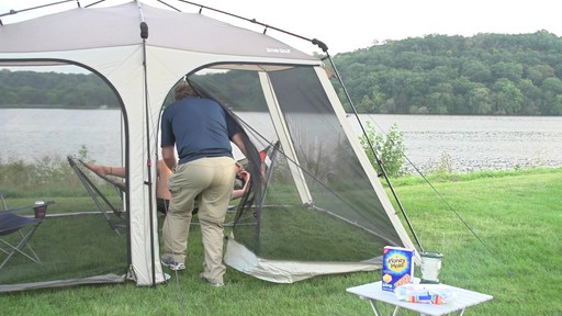 Guide Gear 14x9' Speed Frame Gazebo - image 7 from the video