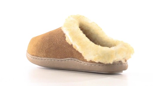Guide Gear Women's Suede Clog Slippers 360 View - image 2 from the video