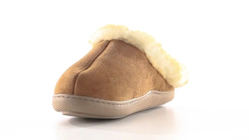 Guide Gear Women's Suede Clog Slippers 360 View - image 4 from the video